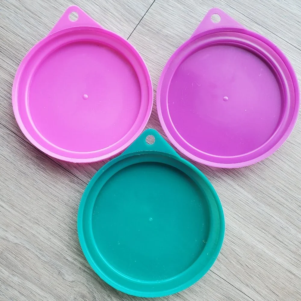 3-1/2-Inch Pet Food Can Covers, 3-Pack